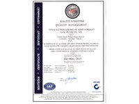 TUNA ALUMINIUM ISO 9001.2015